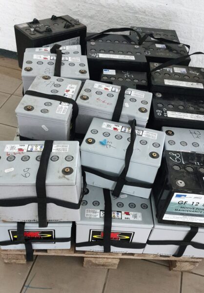 Used batteries